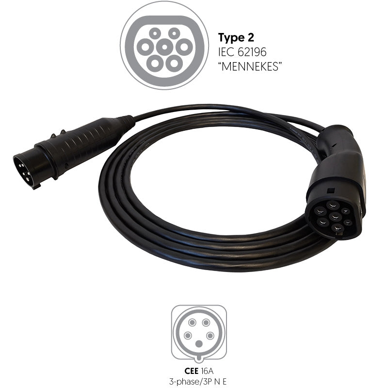Mobile 11 kW-Ladestation mit Tesla Komfort Funktion - Metron PC05T / PC05YT+